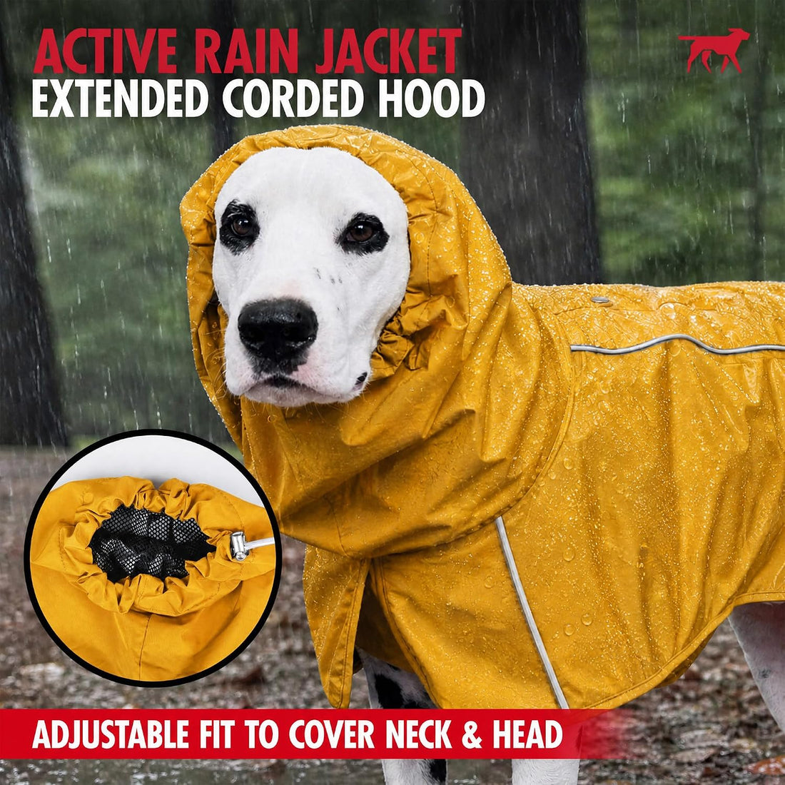 Tuff Pupper Waterproof Dog Raincoat