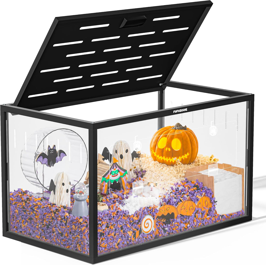 Large Metal Hamster Cage 30", Chewproof Hamster Enclosure