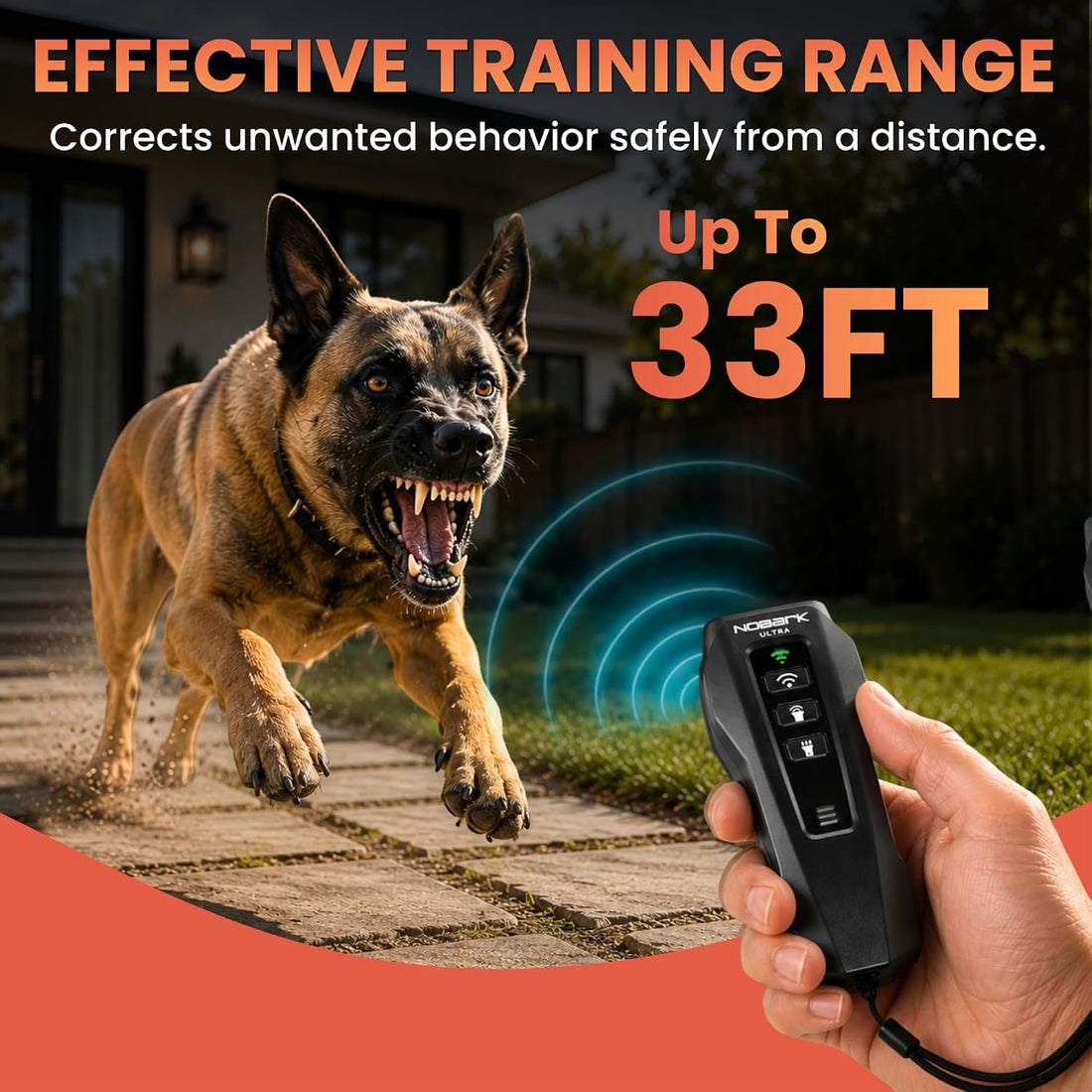 NoBark Ultra Ultrasonic Anti Barking Device & Dog Bark Deterrent
