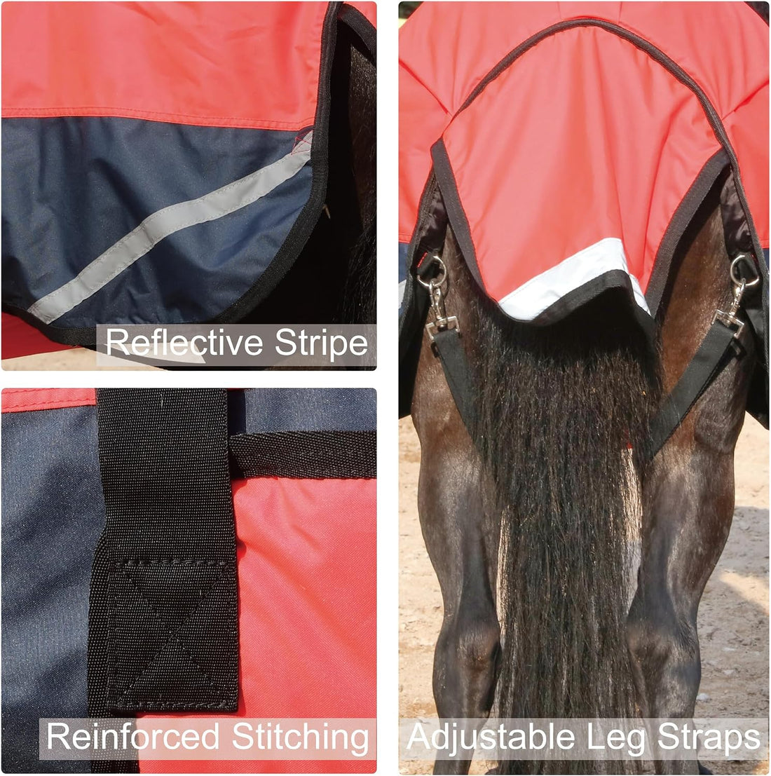 300D Foal/Mini/Pony Horse Blanket, 150g Waterproof Winter Turnout