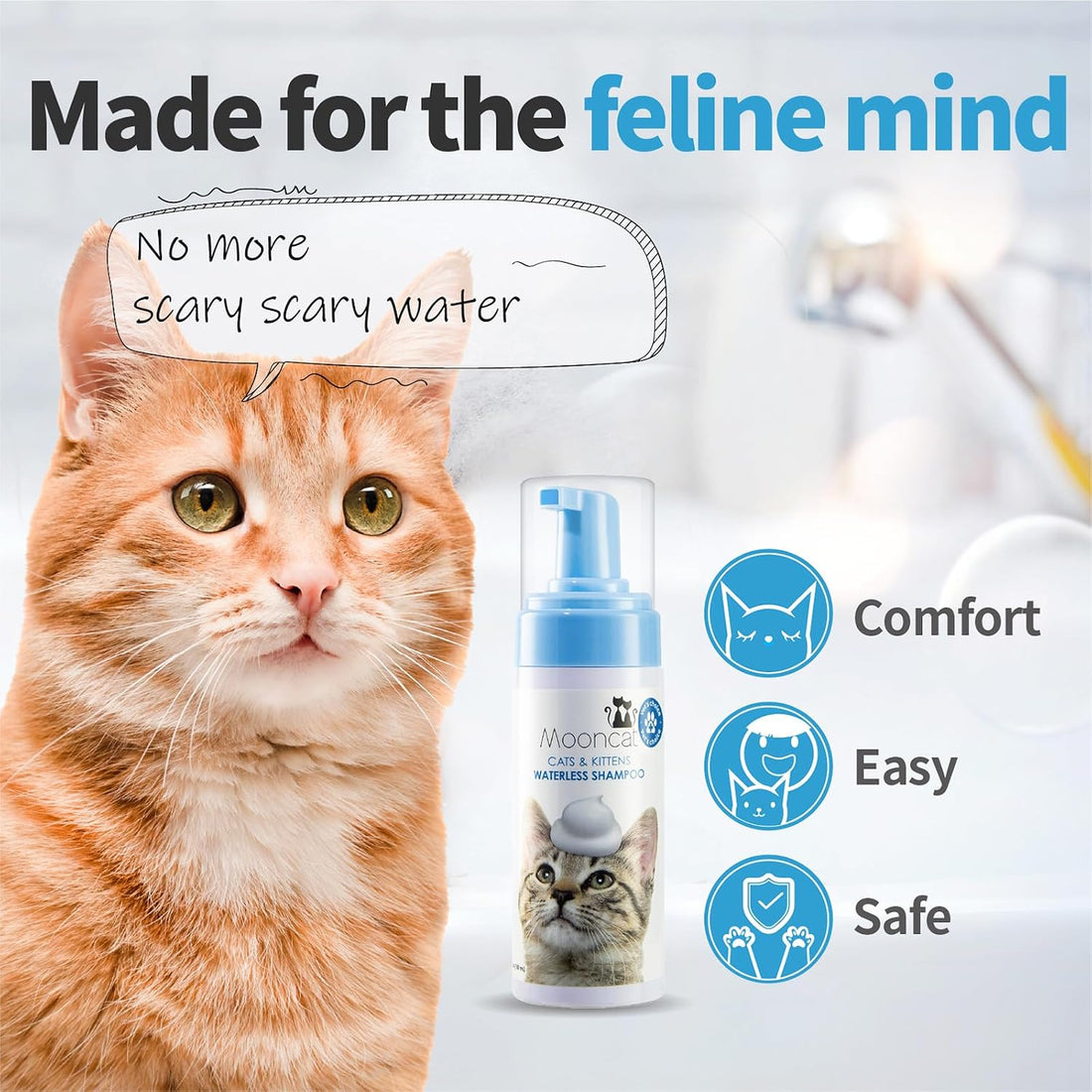 Mooncat Waterless Cat Shampoo