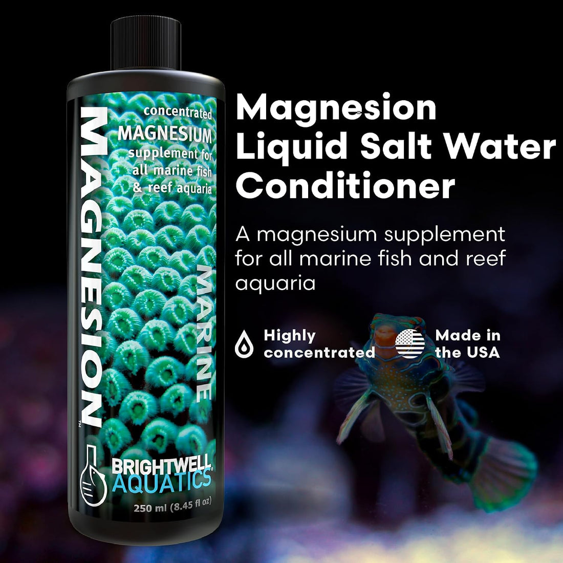 Brightwell Aquatics Magnesion Ionic Magnesium for Reef Aquariums