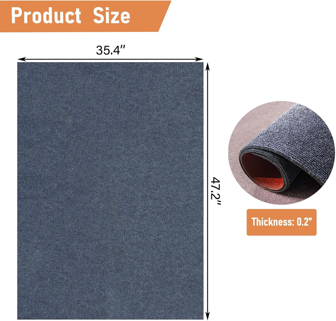 35" X 47" X 0.2''Large Mat for Under Dog Crate-Absorbs Urine