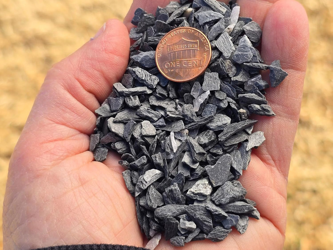 Natural Slate Stone Gravel 1/8 to 1/4 inch