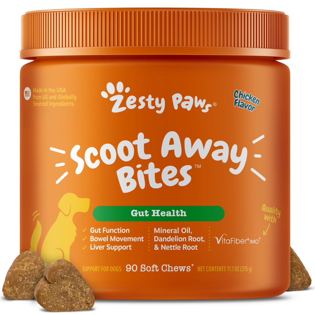 Zesty Paws Scoot Away Soft Chews