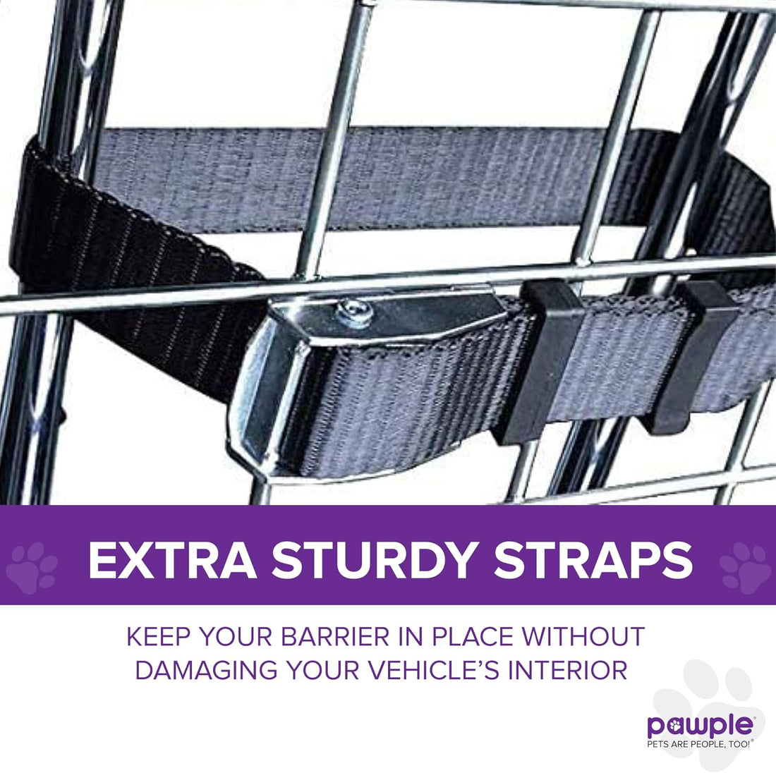 Pawple Dog Car Barrier Compatible with Tesla® Model Y® Adjustable