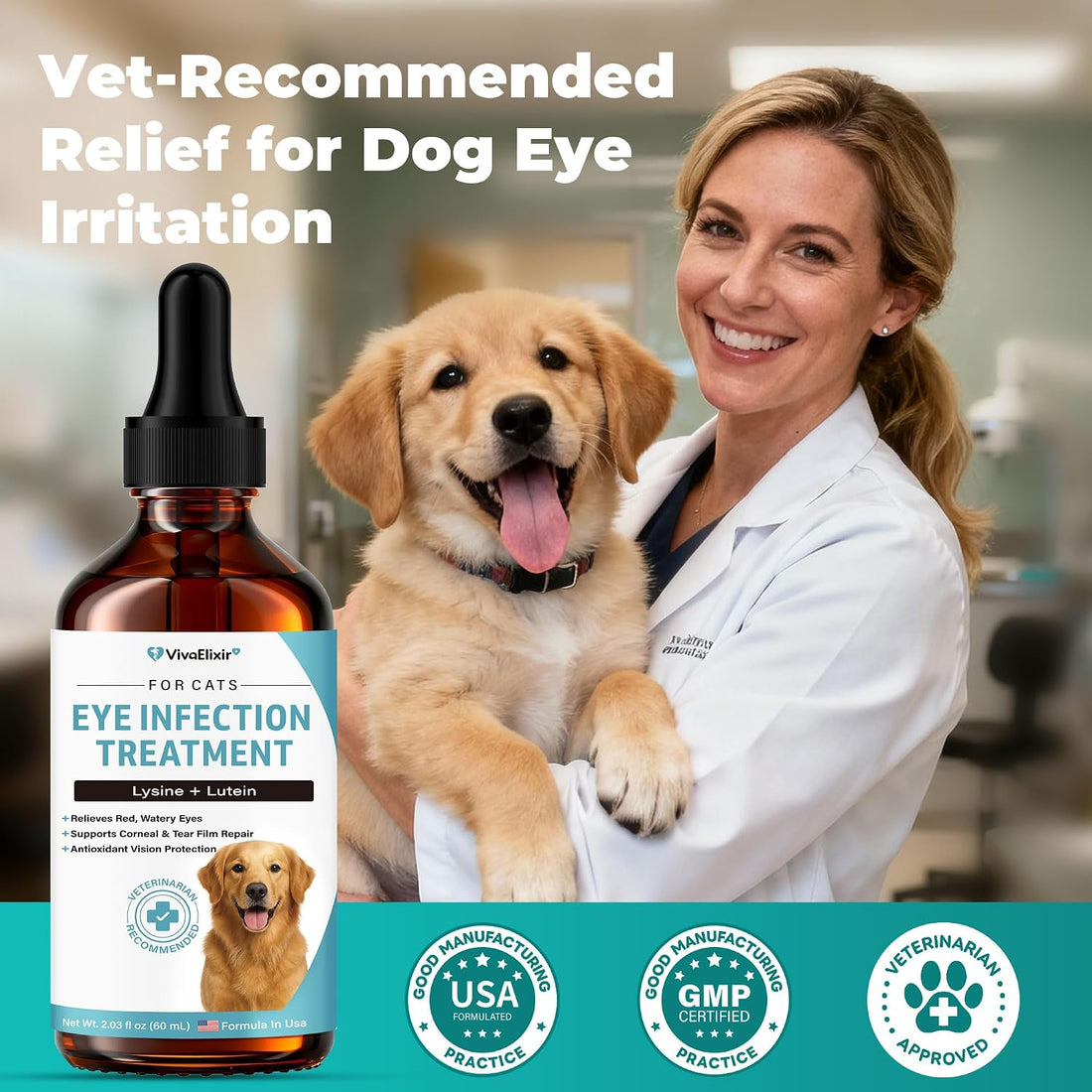 Dog Eye Infection & Eye Care Support Supplements
