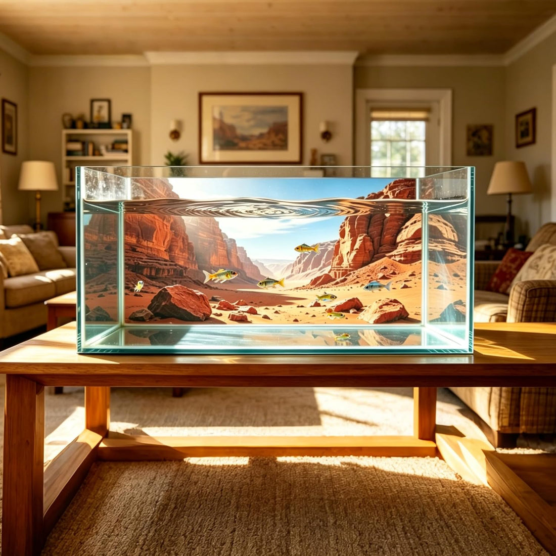 4Pcs Reptile Tank Background, 36x18 Inch Double Sided