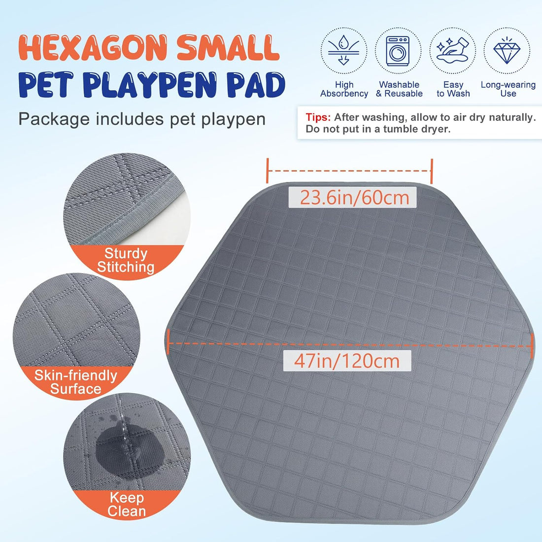 Pawaboo Small Animals Playpen with Pad