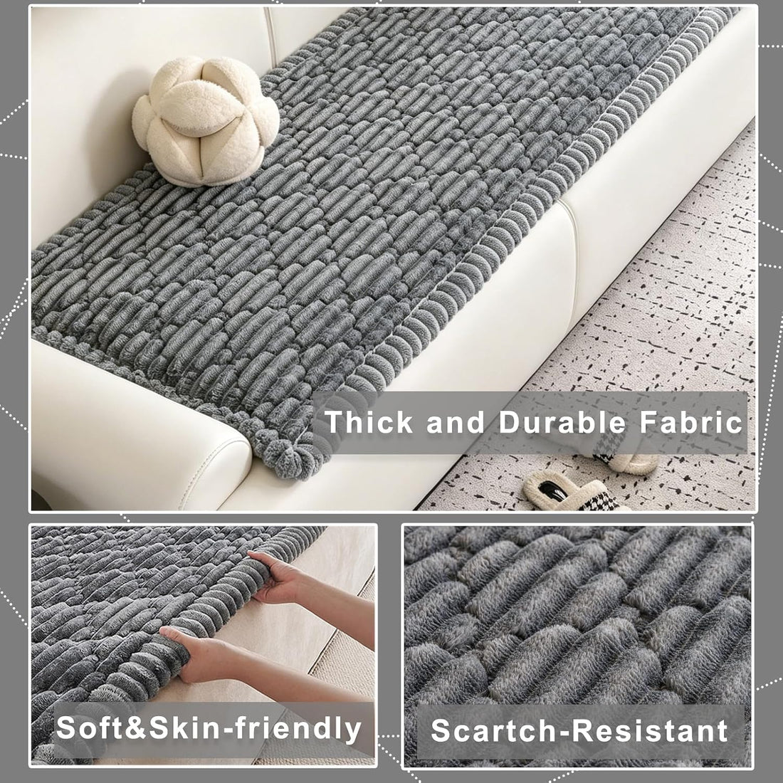 Couch Arm Covers, Sofa Arm Cover, 100% Waterproof Armrest Covers