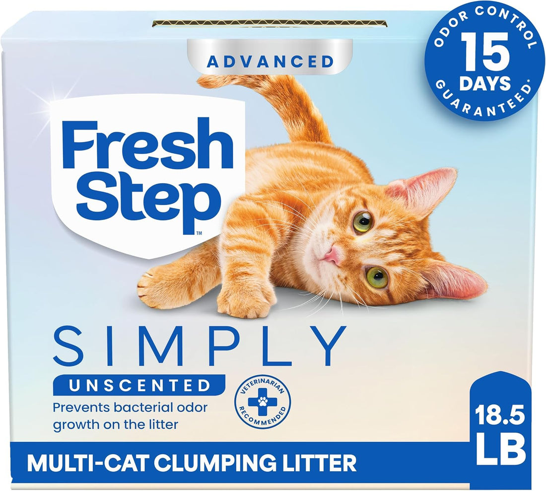 Fresh Step Advanced Simply Unscented Multi Cat Clumping Cat Litter