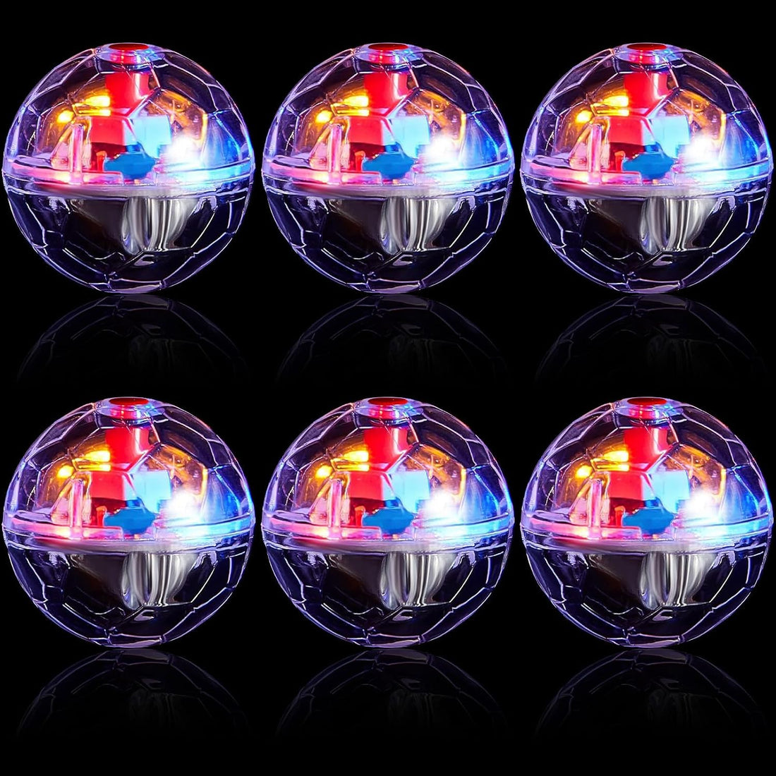 Sratte 6 Pcs Cat Ball Ghost Hunting Light up Toy