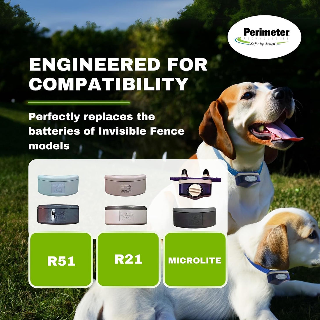 Perimeter Technologies Invisible Fence Collar Battery