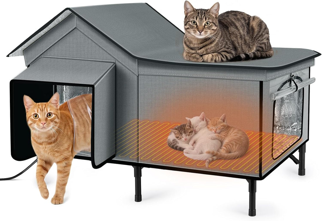 Heated Cat House for Outside