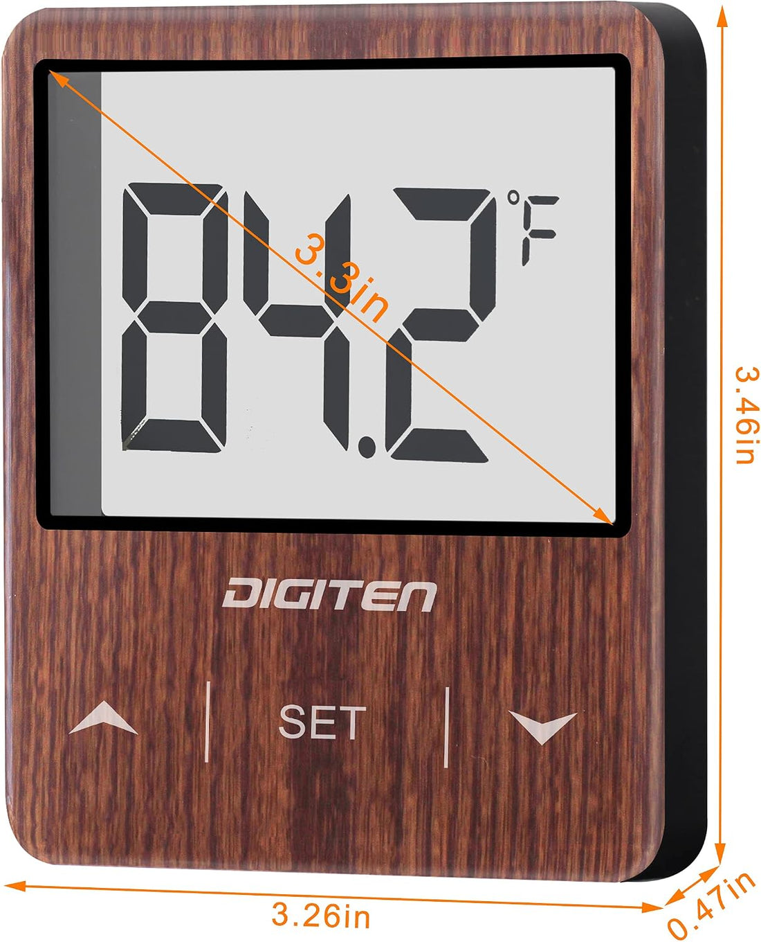 DIGITEN Aquarium Thermometer Digital Fish Tank Thermometer with Large