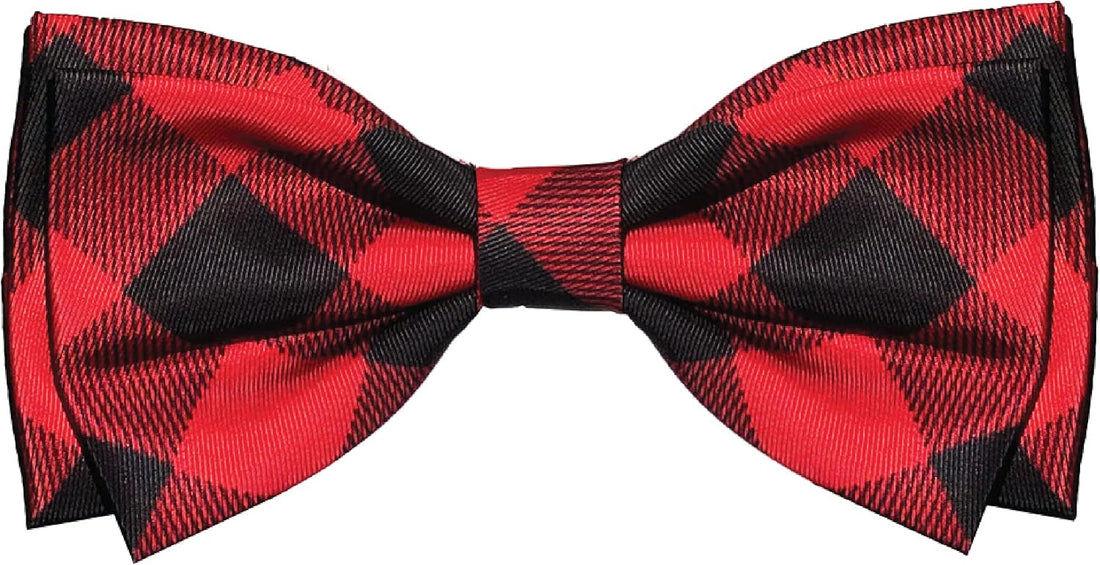 Huxley & Kent Pet Bow Tie for Dogs & Cats, Scottish Check
