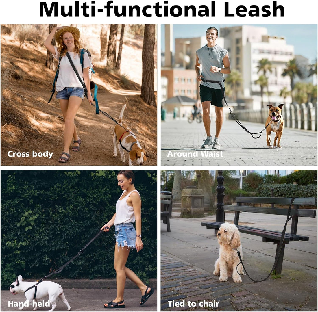 8.5ft Hands Free Dog Leash Adjustable for Medium Dogs