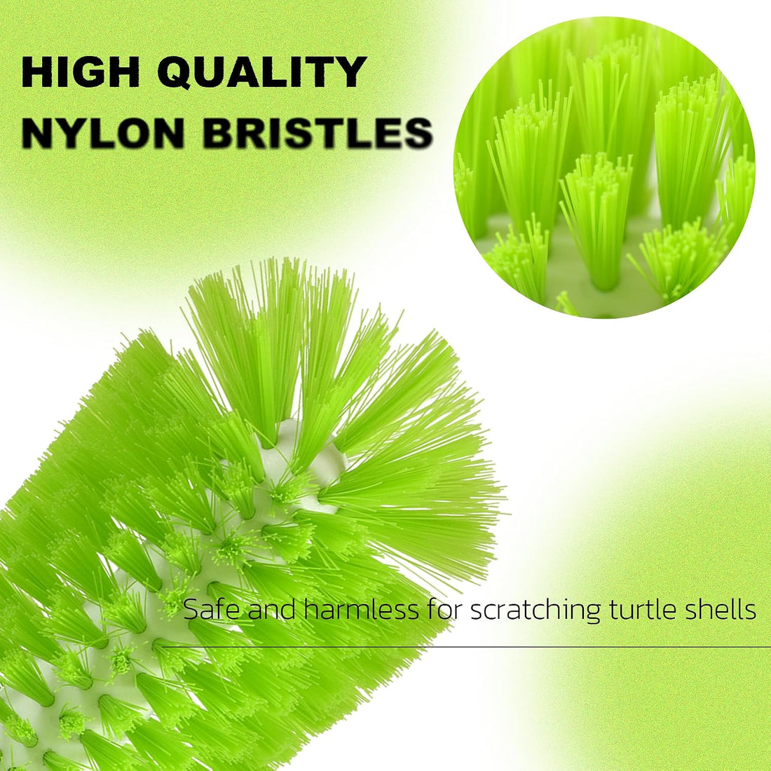 2-in-1 Turtle Brush and Feeder Ball Set, Turtle Tank Accessories