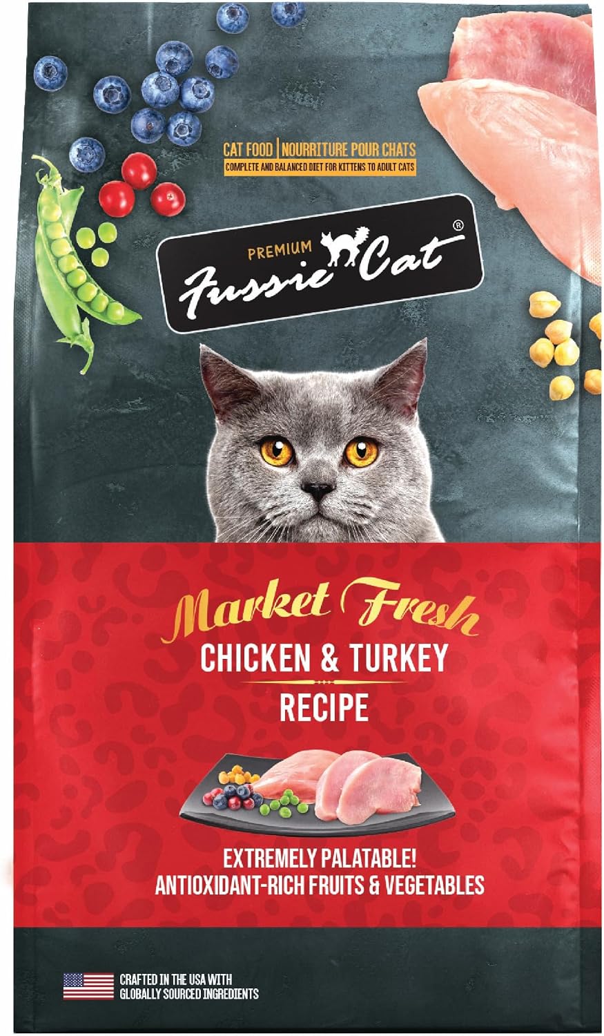Fussie Cat Market Fresh Salmon Recipe,Dry Cat Food