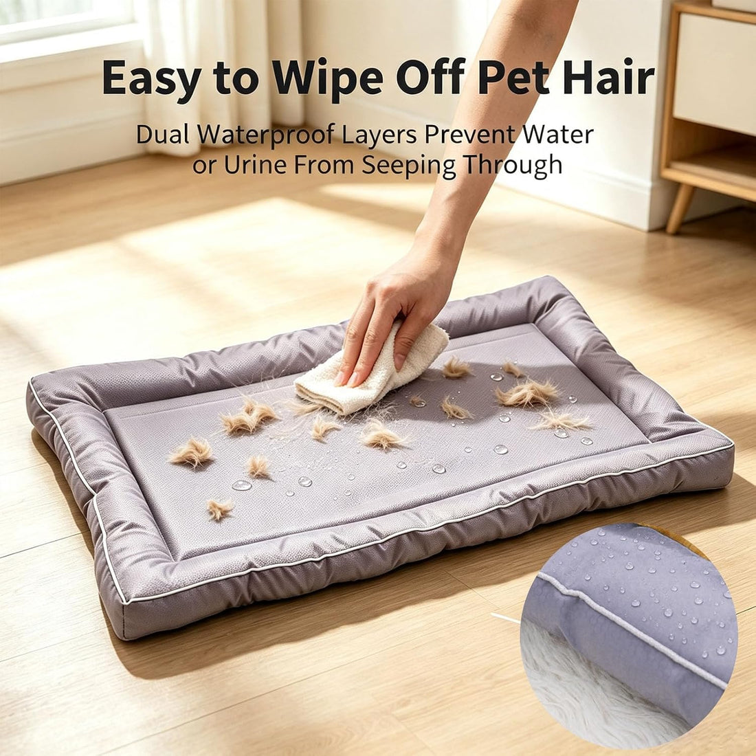 Dog Crate Mat Compatible with Kong