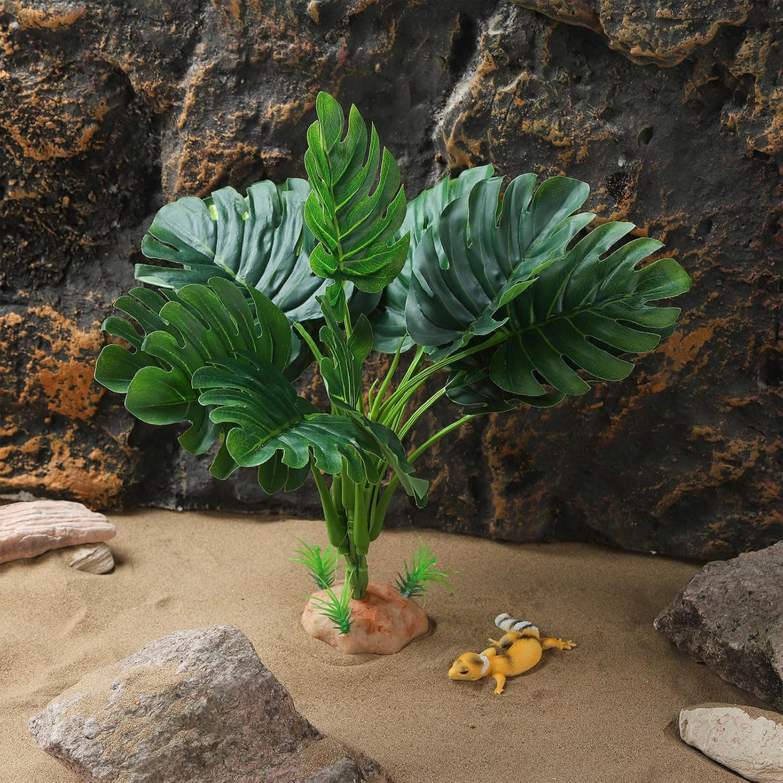 IBWell Reptile Plants - Tortoise Habitat Accessories