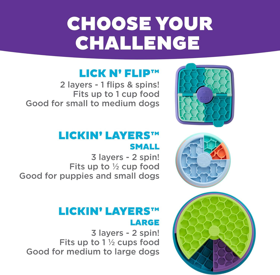 Outward Hound by Nina Ottosson Lickin’ Layers 3-in-1 Interactive Dog