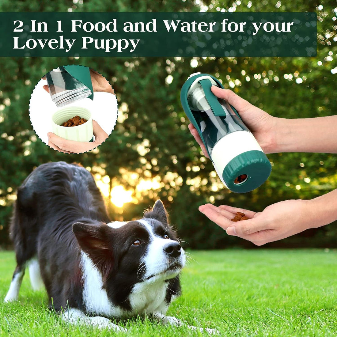 TIOVERY Upgraded Dog Water Bottle