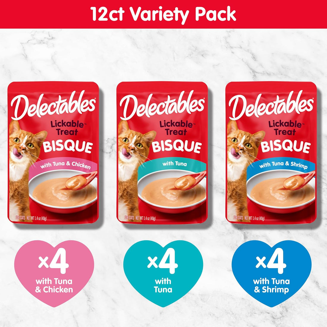 Delectables Bisque Lickable Wet Cat Treats