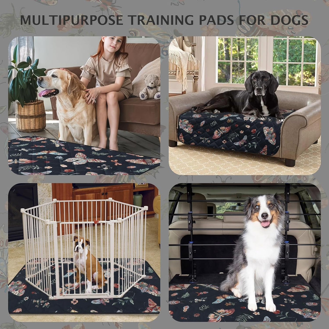 IEUUMLER Washable Pee Pads for Dogs
