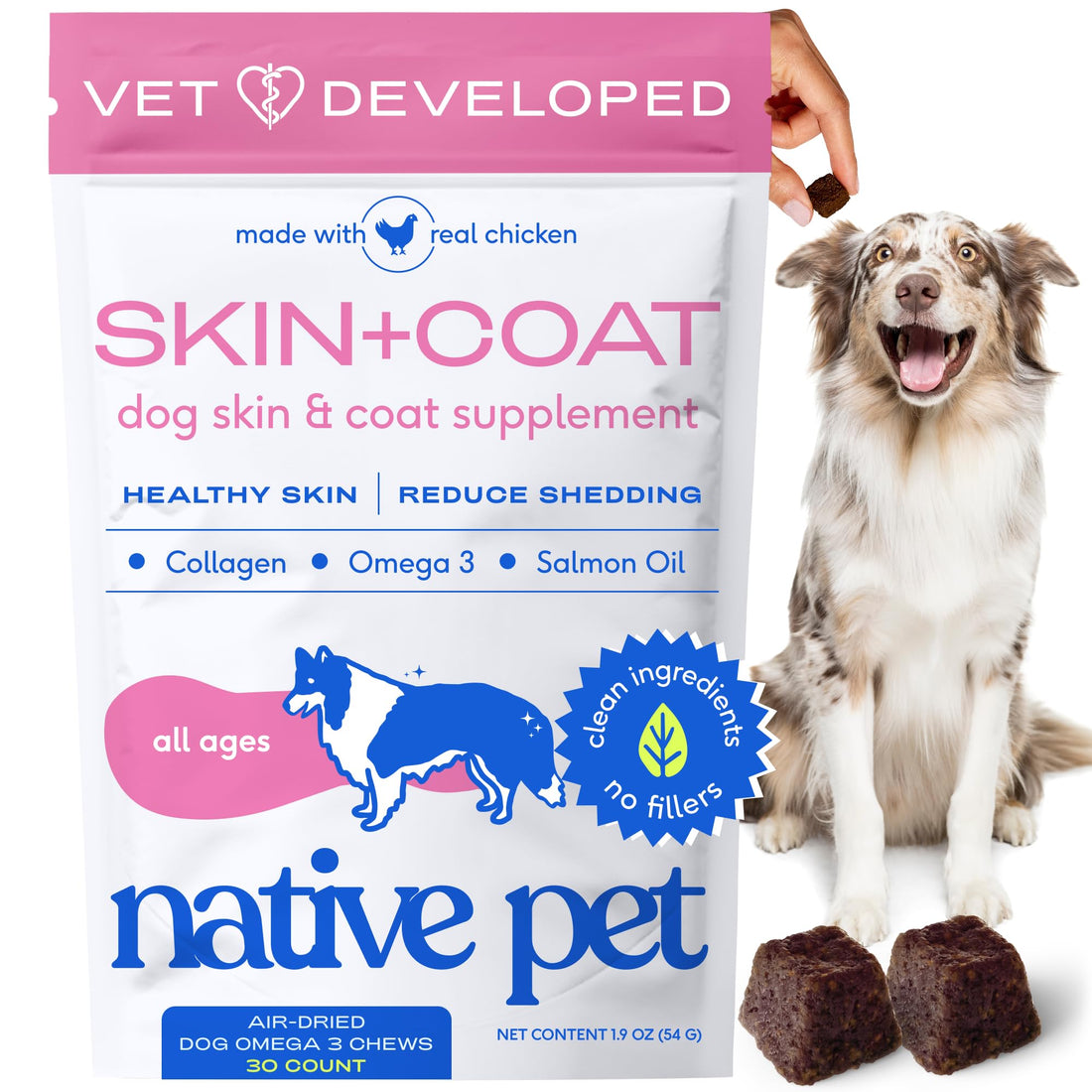 Native Pet Skin & Coat Chews