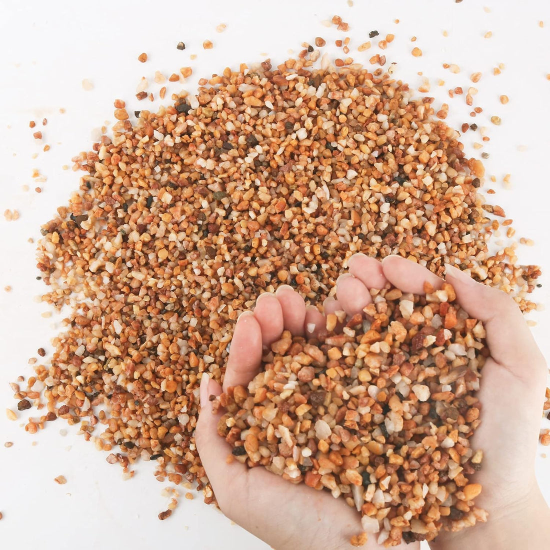 3lb Black Cactus Pea Gravel Rocks,1/4 Inch Pebbles for Indoor Plants