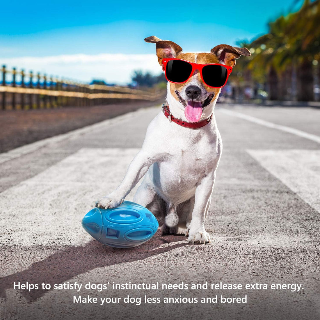 EASTBLUE Squeaky Dog Toys for Aggressive Chewers
