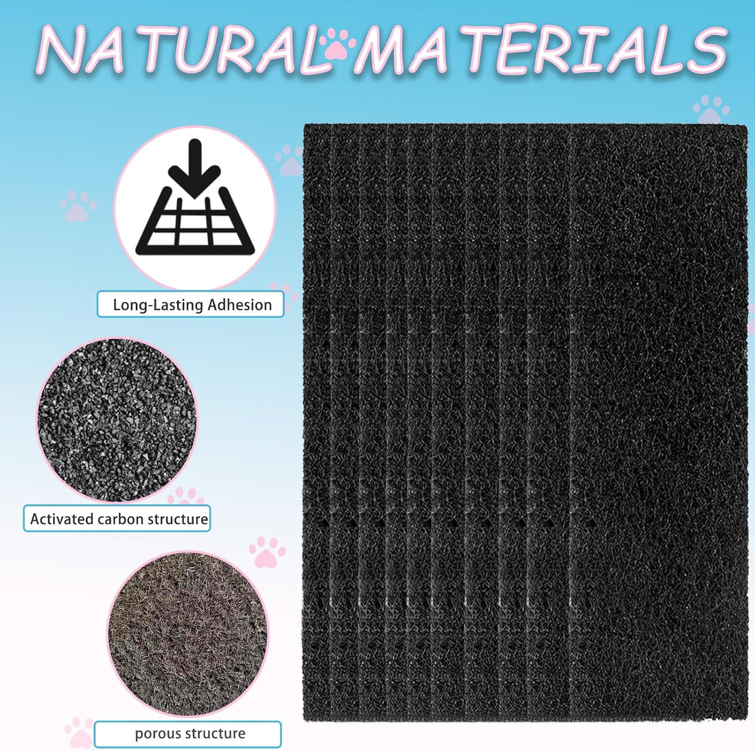 10 Pack Carbon Filters Compatible with Litter Robot 3