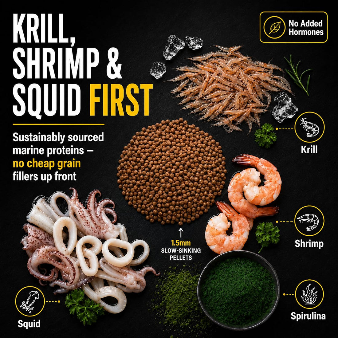 Xtreme Cichlid Peewee 1.5 mm Pellets - Proven Nutrition for Cichlids