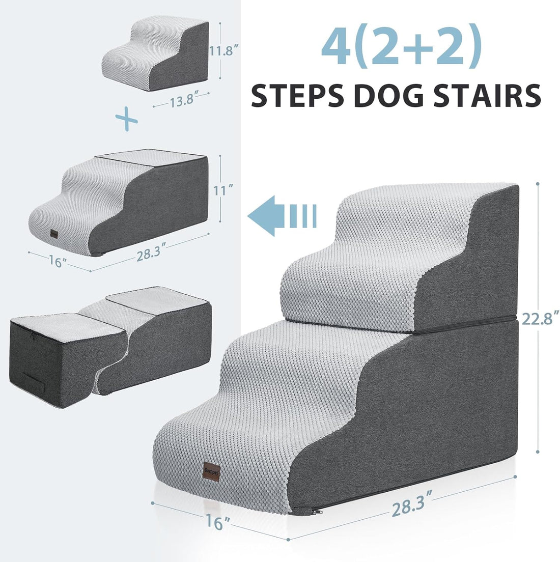 Garnpet Dog Stairs for High Beds