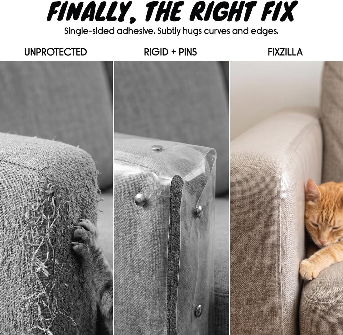 FixZilla Anti Cat Scratch Furniture Protector for Couches