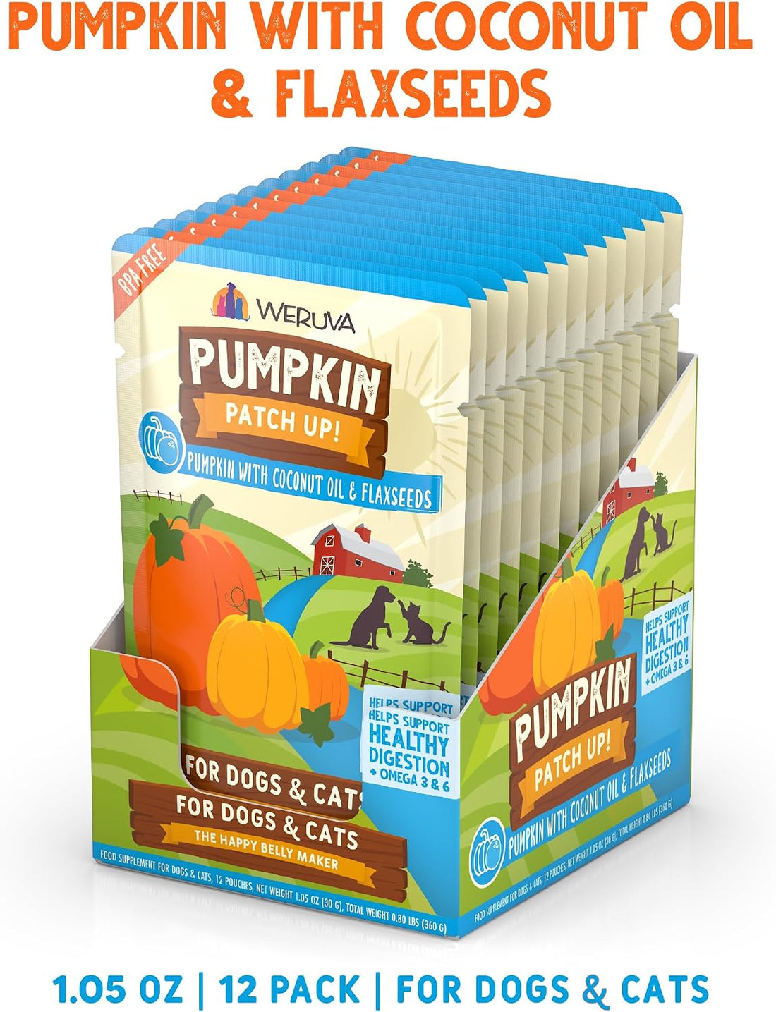 Weruva Pumpkin Patch Up! Pumpkin Pouches for Dogs & Cats