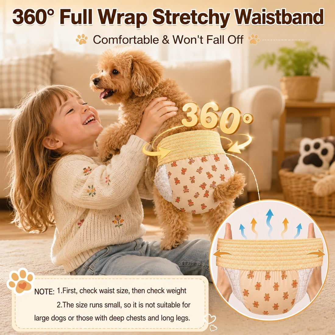 Ambreview Dog Diapers Female