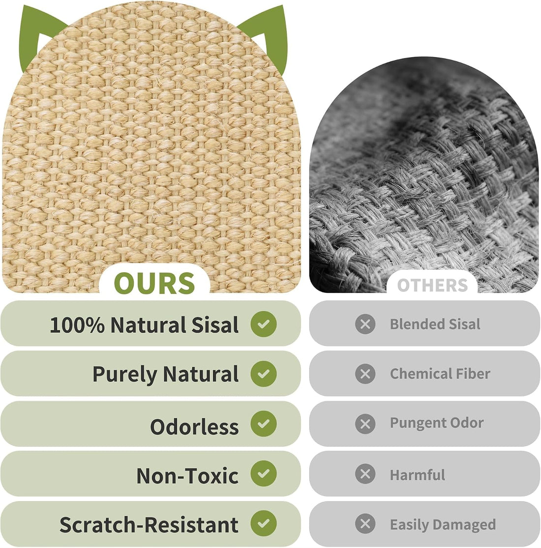 HOTEAGLE Cat Scratcher Bed for Indoor Cats