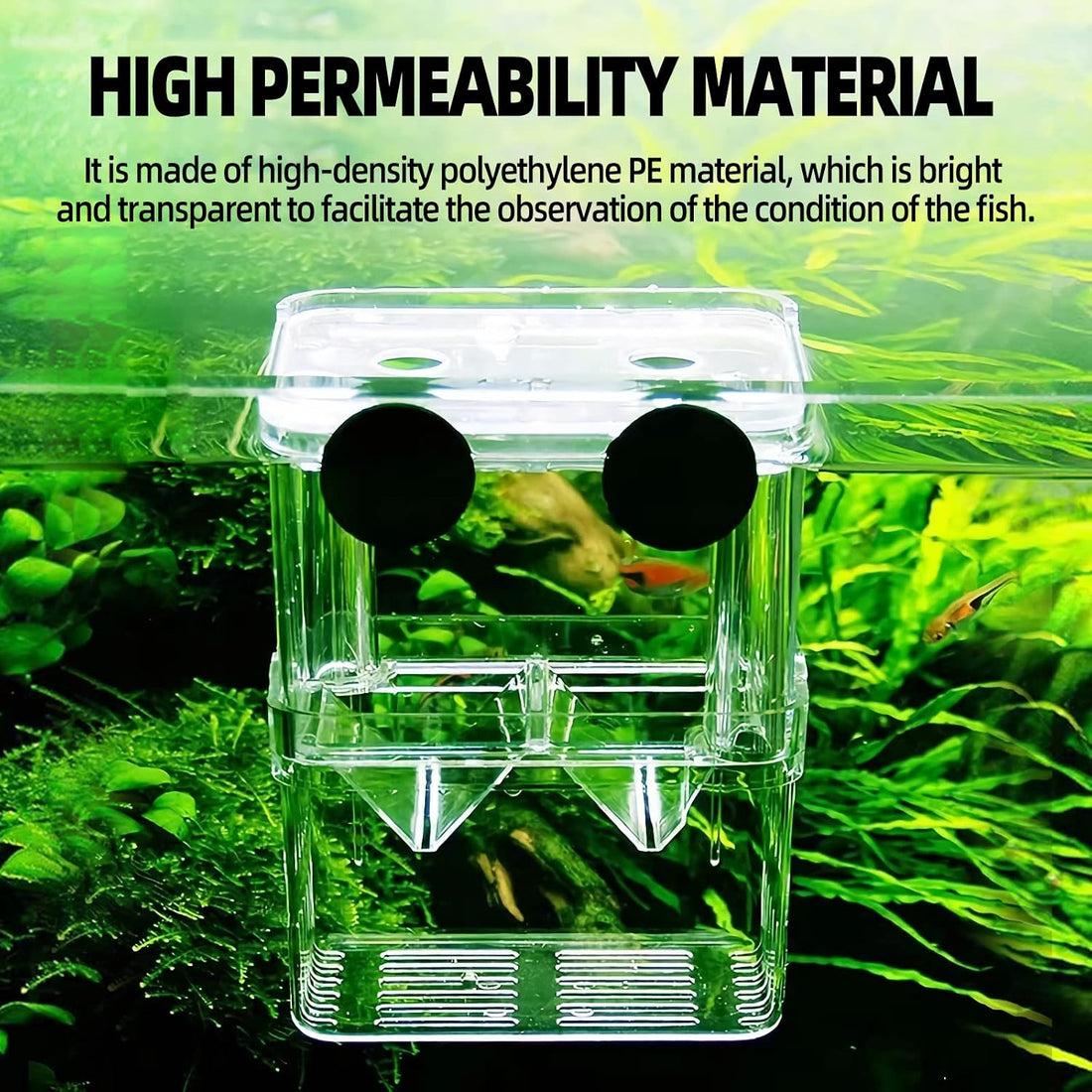 Aquarium Hatchery Incubator Breeding Box, Fish Tank Acrylic Isolation