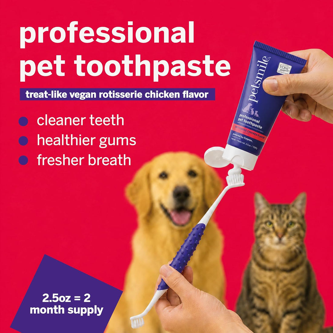 Petsmile Professional Pet Toothpaste for Cats & Dogs