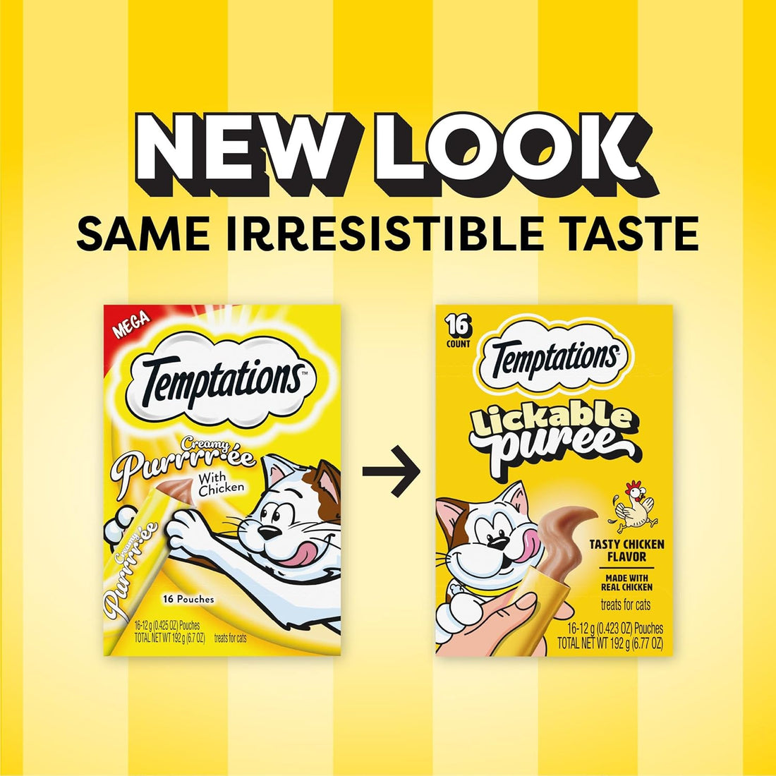 Temptations Creamy Puree Lickable Cat Treats