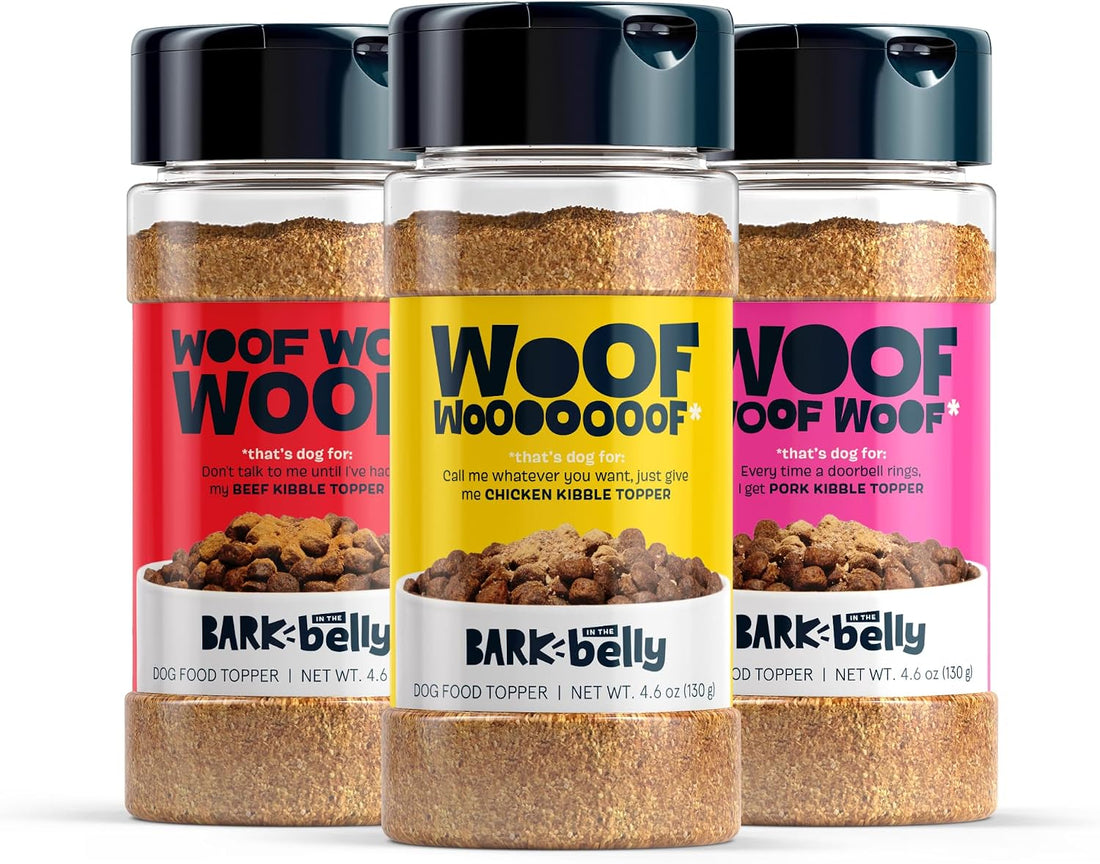 BarkBox Beef, Chicken, Ham Dog Treat Topper - (Pack of 3)