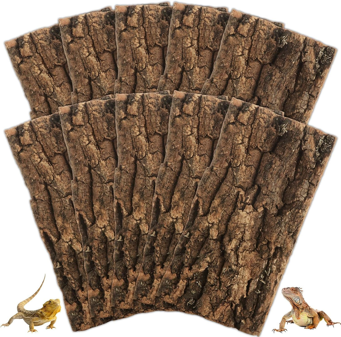 STARVAST 4PCS Cork Terrarium Background 15.7x11.8in for Reptile