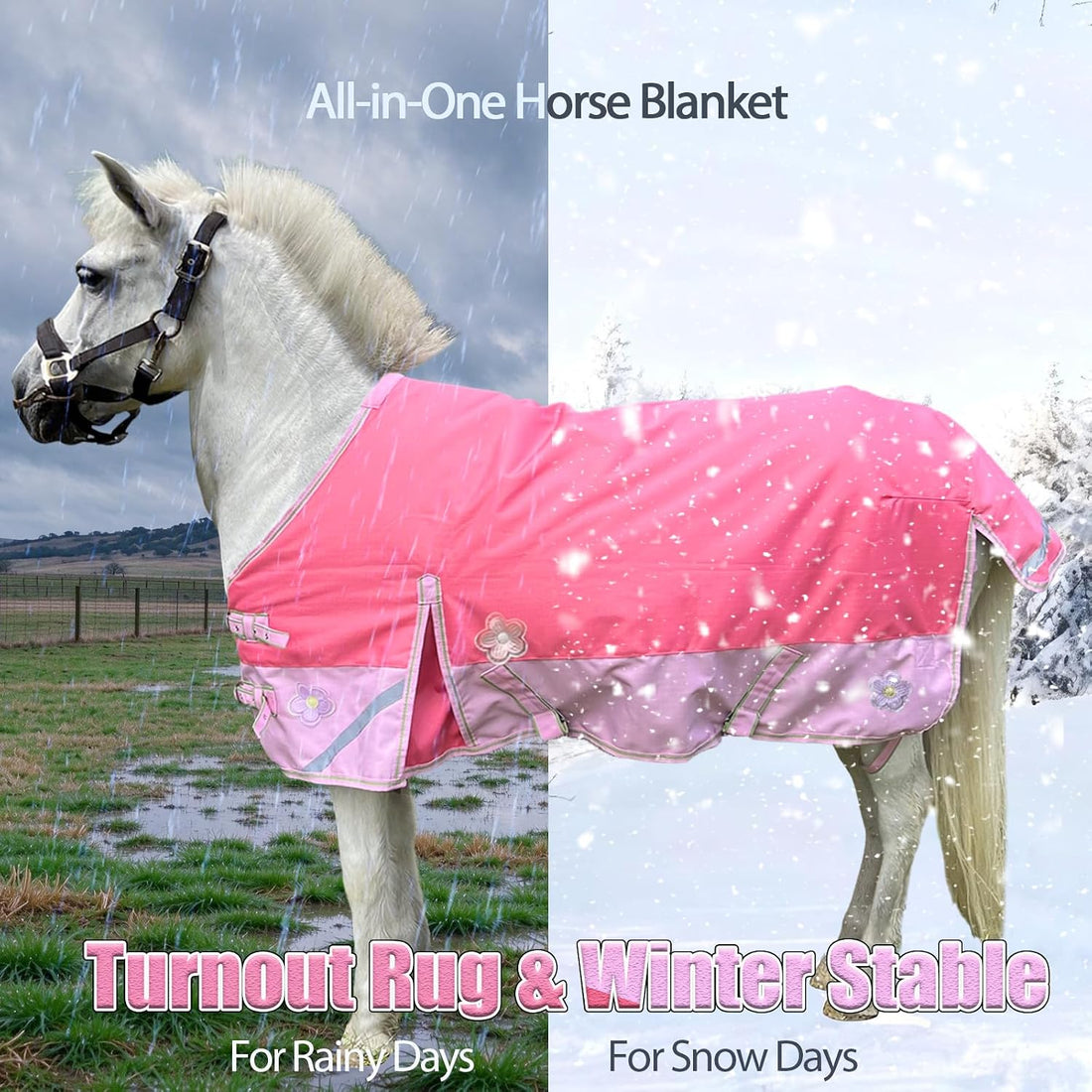 1200D 250g Fills Pony/Miniature/Weanling/Donkey Waterproof Horse