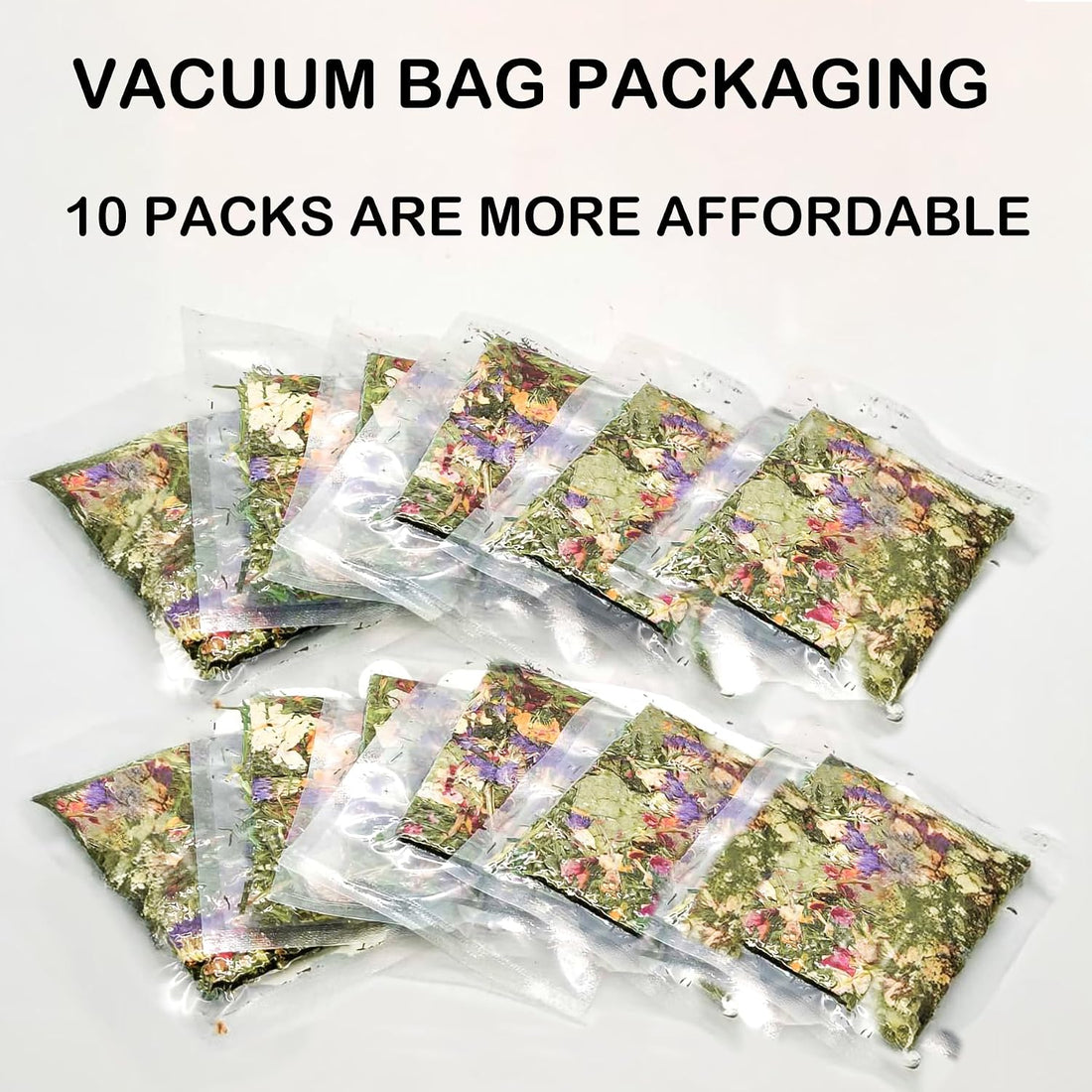 10pcs Rabbit Timothy Hay Chew Toys with Herbal Flowers for Small Pets