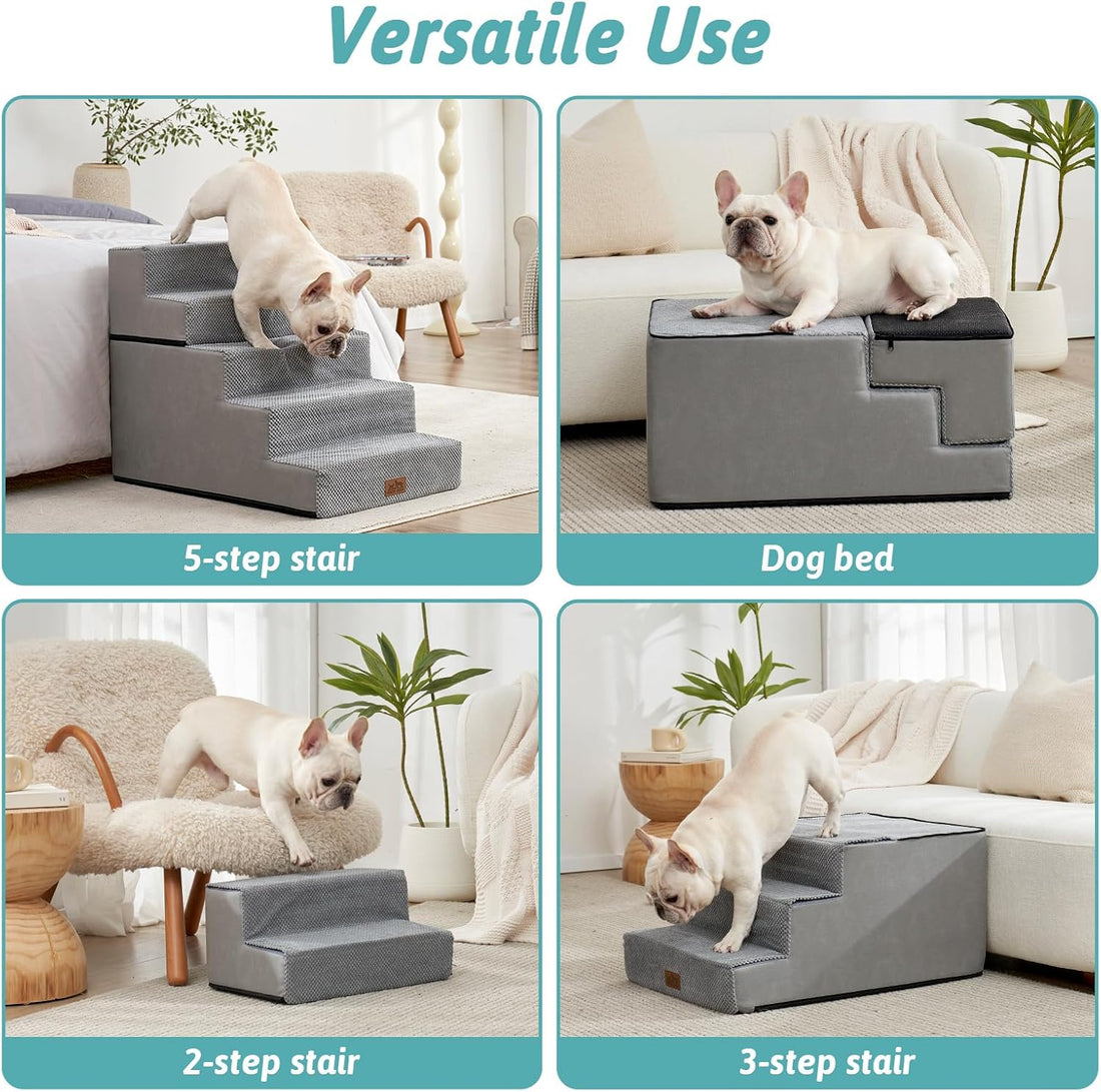 COZY KISS Dog Stairs for Small Dogs