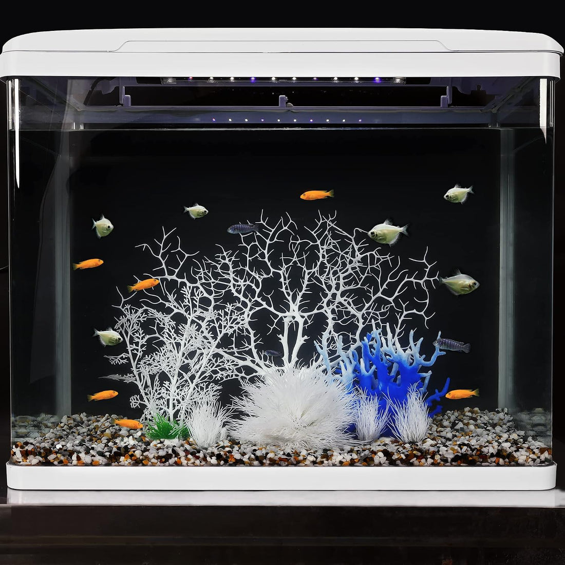 MyLifeUNIT Aquarium Plants, 7 Pack Artificial Coral Ornament for Fish