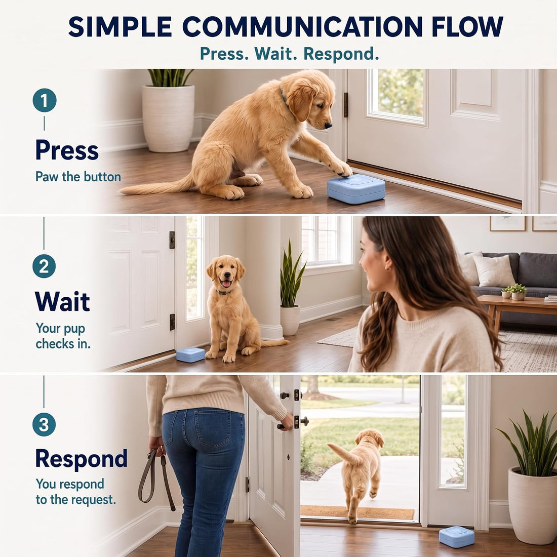 Dog Bells to Go Outside, Potty Training Bells for Dogs Puppy