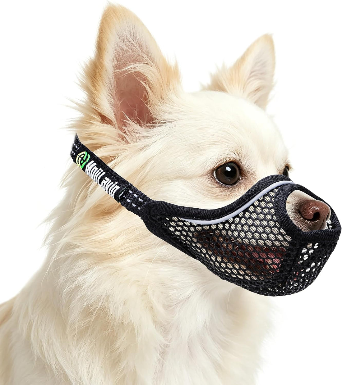 Soft Mesh Dog Muzzle for Short Snout Extra Small Dogs Anti-bite